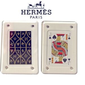 Hermes Jack of Spades Art Deco Mini in a Magnetic Sealed Card Holder